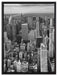 New York Skyline auf Leinwandbild gerahmt Größe 80x60