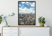 New York Skyline auf Leinwandbild gerahmt verschiedene Größen im Wohnzimmer