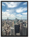New York Skyline auf Leinwandbild gerahmt Größe 80x60
