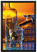 Strong alcohol auf Leinwandbild gerahmt Größe 60x40
