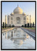 Taj Mahal auf Leinwandbild gerahmt Größe 100x70
