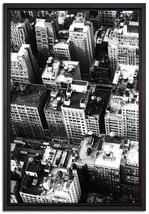 New York City auf Leinwandbild gerahmt Größe 60x40