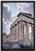 Antike Säulen Griechenland auf Leinwandbild gerahmt Größe 60x40