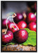 Kirschen auf Leinwandbild gerahmt Größe 100x70