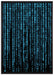 Matrix auf Leinwandbild gerahmt Größe 100x70