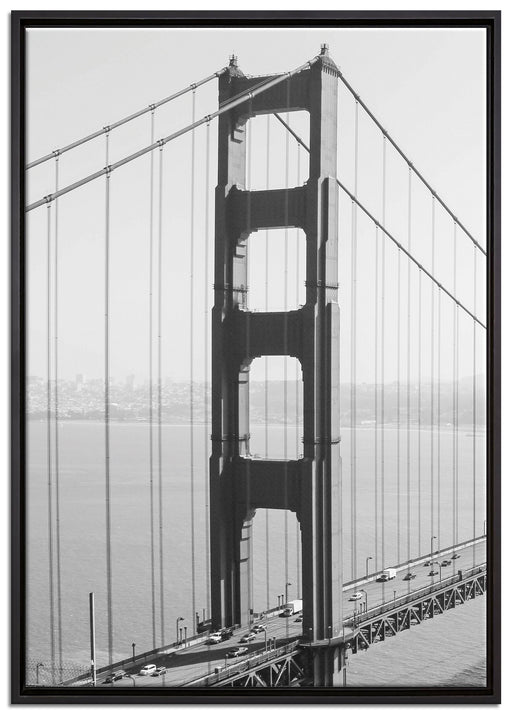 Golden Gate Bridge San Francisco auf Leinwandbild gerahmt Größe 100x70