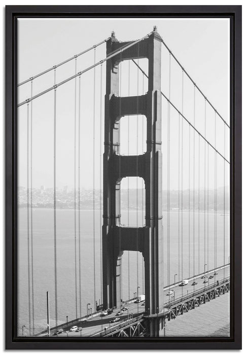 Golden Gate Bridge San Francisco auf Leinwandbild gerahmt Größe 60x40
