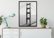 Golden Gate Bridge San Francisco auf Leinwandbild gerahmt verschiedene Größen im Wohnzimmer