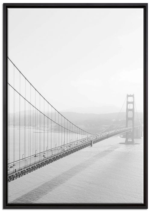 Golden Gate Bridge San Francisco auf Leinwandbild gerahmt Größe 100x70