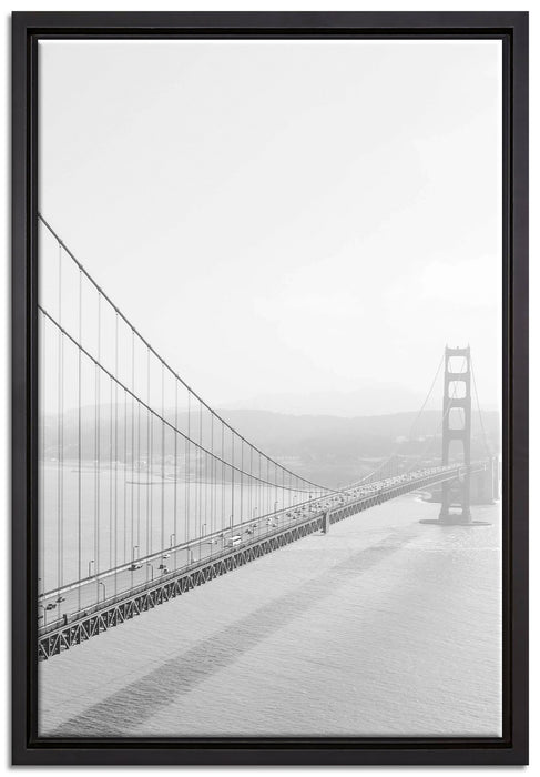 Golden Gate Bridge San Francisco auf Leinwandbild gerahmt Größe 60x40