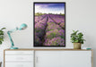 Lavendelfeld Provence auf Leinwandbild gerahmt verschiedene Größen im Wohnzimmer