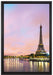 Eifelturm Paris bei Nacht auf Leinwandbild gerahmt Größe 60x40