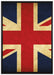 Großbritannien Flagge auf Leinwandbild gerahmt Größe 100x70