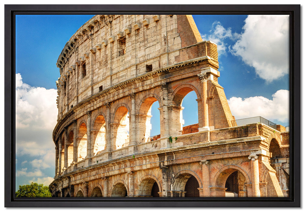 Kolosseum in Rom auf Leinwandbild gerahmt Größe 60x40