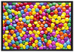 Sweet candies auf Leinwandbild gerahmt Größe 100x70