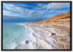 Das Tote Meer bei Tag auf Leinwandbild gerahmt Größe 100x70