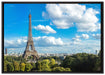 Riesiger Eiffelturm in Paris auf Leinwandbild gerahmt Größe 100x70