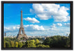 Riesiger Eiffelturm in Paris auf Leinwandbild gerahmt Größe 60x40