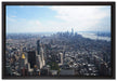 New York City Panorama auf Leinwandbild gerahmt Größe 60x40