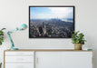 New York City Panorama auf Leinwandbild gerahmt verschiedene Größen im Wohnzimmer
