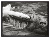 Lokomotive Glenfinnan Viadukt auf Leinwandbild gerahmt Größe 80x60