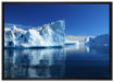 Eisberge Diskobucht Grönland auf Leinwandbild gerahmt Größe 100x70