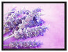 getrockneter Lavendel auf Leinwandbild gerahmt Größe 80x60