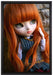 Pullip mit Augen auf Leinwandbild gerahmt Größe 60x40