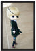 Pullip-Puppe auf Leinwandbild gerahmt Größe 60x40