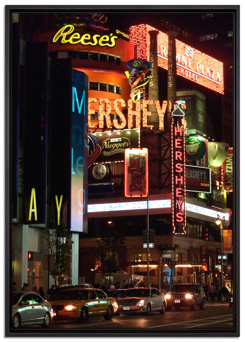 Hershey's in New York auf Leinwandbild gerahmt Größe 100x70