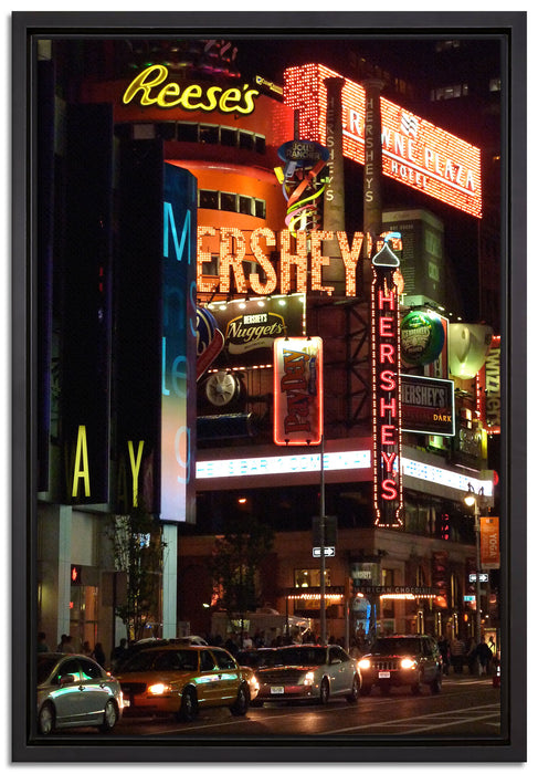 Hershey's in New York auf Leinwandbild gerahmt Größe 60x40