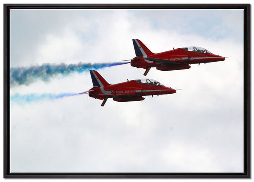 Royal Air Force auf Leinwandbild gerahmt Größe 100x70