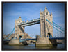Tower Bridge auf Leinwandbild gerahmt Größe 80x60