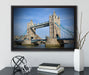 Tower Bridge auf Leinwandbild gerahmt mit Kirschblüten