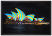 Sydney Opera House auf Leinwandbild gerahmt Größe 60x40