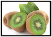 Leckere Kiwis auf Leinwandbild gerahmt Größe 100x70