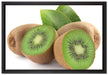 Leckere Kiwis auf Leinwandbild gerahmt Größe 60x40