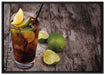 Cuba Libre Original auf Leinwandbild gerahmt Größe 100x70