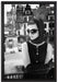 Audrey in Paris auf Leinwandbild gerahmt Größe 60x40