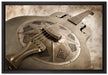 Wunderschöne alte Gitarre auf Leinwandbild gerahmt Größe 60x40