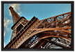 Gigantischer Eifelturm Paris auf Leinwandbild gerahmt Größe 60x40