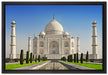 Gewaltiger Taj Mahal auf Leinwandbild gerahmt Größe 60x40