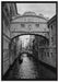 Romantischer Kanal in Venedig auf Leinwandbild gerahmt Größe 100x70