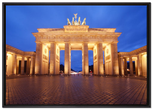 Brandenburger Tor auf Leinwandbild gerahmt Größe 100x70