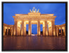 Brandenburger Tor auf Leinwandbild gerahmt Größe 80x60