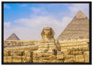 Große Sphinx von Gizeh auf Leinwandbild gerahmt Größe 100x70