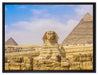 Große Sphinx von Gizeh auf Leinwandbild gerahmt Größe 80x60
