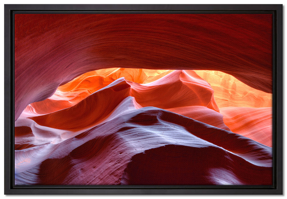 Antelope Canyon Arizona auf Leinwandbild gerahmt Größe 60x40