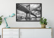 Manhattan Bridge New York auf Leinwandbild gerahmt verschiedene Größen im Wohnzimmer