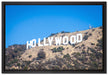 Hollywood Wahrzeichen auf Leinwandbild gerahmt Größe 60x40